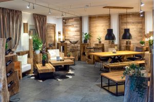 Blick in den Schauraum